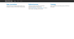 Desktop Screenshot of data-driven.org